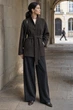 Пальто жіноче кашемірове пряме з коміром-стійкою і поясом Seventeen PreFall 26 шоколадне XXL-3XL 2480.6906 - зображення 1