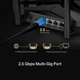 Маршрутизатор Mercusys 8-потоковый Wi-Fi 6 6000 Мбит/с 2,5 Гбит/с черный - изображение 4