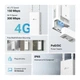 Внешний маршрутизатор TP-LINK TL-MR100 N300, 4G/LTE, 1xFE LAN/WAN - изображение 5