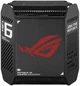 Система WiFi-Mesh ASUS ROG Rapture GT6 AX10000, 3xGE LAN, 1x2.5GE WAN, 1xUSB 3.2, 1 модуль, черный. - изображение 1