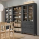 Комбінація стелажів з дверцятами/шухлядами ІКЕА HEMNES 270х197 см світло-коричневий (s49336567) - изображение 4