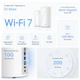 WiFi-Mesh система TP-LINK Deco BE85 22000 Мбит/с 2x2.5GE LAN 1x10GE WAN 1xUSB 3.0 236x128x128 мм - изображение 2