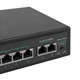 Коммутатор сетевой PoE GreenVision GV-016-D-09+2P, питание 150 Вт, металл - изображение 5