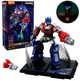 Офіційно ліцензована фігурка конструктор Optimus Prime від Blokees трансформер Оптімус Прайм з підсвіткою на підставці - зображення 2