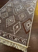 Килим двосторонній бавовняний 80x150 см Коричнево-бежевий - зображення 2