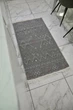 Ковер двусторонний хлопковый 80x150 см Серо-розовый - изображение 3