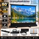 Проекционный экран Vividstorms Pull Up 80″ портативный напольный — выдвижной экран для проектора с регулировкой высоты 16:9 - изображение 2