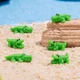 Крокодильчики пластиковые миниатюрные 22x13mm (Тип2), 20шт комплект, Green - изображение 4