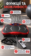 Віброплатформа TSVP-1-Red 200 Вт до 150 кг з еспандерами, пультом, Bluetooth, USB, дисплеєм і 120 рівнями швидкості червоно-чорна - зображення 5