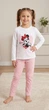 Дитяча піжама minnie mouse (7–8 років / 128 см), біло-рожевий - изображение 1