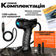 Автомобільний компресор 120 Вт, акумуляторний насос для шин з цифровим дисплеєм, ліхтариком та автостопом - изображение 5
