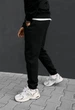Мужские спортивные штаны Стаф черные на флисе с логотипом Staff ho black logo fleece L (404462) - изображение 3