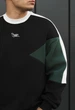 Мужской Свитшот Staff Черный И Темно-зеленый Оверсайз С Логотипом На Флисе Staff Black & Dark Green Logo Oversize Fleece XL (404461) - изображение 3
