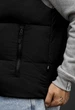 Жилетка мужская стаф черная однотонная базовая безрукавка Staff no black M (405040) - изображение 6