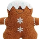Пряничный человечек мягкая игрушка 22 см плюшевая игрушка пряник Gingerbread Man, мягкий джинджер мен имбирный пряник Gmen22 - изображение 4