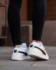 Кросівки жіночі Suede XL White Black 36 - зображення 3