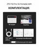 5G‑модем на 2 SIM‑карты ZTE F50 Pro, Wi‑Fi роутер 2.4/5 ГГц, поддержка 5G/4G+/4G/3G всех операторов, агрегация частот, NFC, чтение SMS - изображение 8