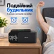 Портативна Bluetooth-колонка SHABA WD-500 Чорна, 5 Вт, Bluetooth 5.1, FM-радіо, бездротова зарядка 10 Вт, 2 будильники - зображення 12