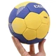 Мяч гандбольный детский размер №0 Core Official 7572-0 Yellow-Blue - изображение 5