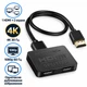 HDMI-спліттер Avedio Links 1 вхід на 2 виходи 4K 30 Гц дублювання зображення на 2 екрани з HDMI-кабелем (SKU-518) - изображение 2