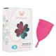Менструальна чаша силіконова рожева Intimichic Menstrual Cup Medical Grade - зображення 1