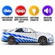 Машинка Nissan Skyline игрушка металлическая моделька коллекционная 20 см Серый (1007888) - изображение 2