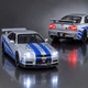 Машинка Nissan Skyline игрушка металлическая моделька коллекционная 20 см Серый (1007888) - изображение 4