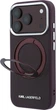 Чохол для смартфона Apple iPhone 18 Pro Max/17 Pro Max Karl Lagerfeld Ring Stand 360 Saffiano Classic Logo MagSafe Burgundy (KLHMP18X6PSARSKMR) - зображення 2
