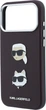 Чохол для смартфона Apple iPhone 18 Pro/17 Pro Karl Lagerfeld Saffiano with Karl & Choupette Heads Pins & Logo Burgundy (KLHCP18LPSWFDHPR) - зображення 6