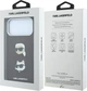 Чохол для смартфона Apple iPhone 18 Pro/17 Pro Karl Lagerfeld Saffiano with Karl & Choupette Heads Pins & Logo Burgundy (KLHCP18LPSWFDHPR) - зображення 8