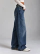 Джинси жіночі It’s Basic 2961-2W6-8 WIDE LEG baggy з регулюванням пояса 42 сині - зображення 3