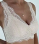 Мереживний топ-бюстгальтер 8023 Lora Iris молочний XL - зображення 2
