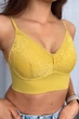 Бюстгальтер-топ с кружевом 8010 Lora Iris шафран XL - изображение 3