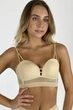 Бюстгальтер push-up без каркасов 6605 Lora Iris бежевый 75C - изображение 1
