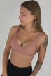Бесшовный бюстгальтер-топ 6627 Lora Iris пудра L - изображение 1