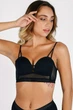 Бюстгальтер push-up без каркасов 6605 Lora Iris черный 75C - изображение 1