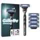Станок для гоління чоловічий (бритва) Gillette Mach3 з 5 змінними картриджами - изображение 2