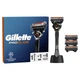 Станок для гоління чоловічий (бритва) Gillette Fusion ProGlide з 4 змінними картриджами + підставка - изображение 2