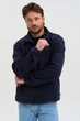 Кофта флісова чоловіча Norwin Tech Fleece синя, базова, тепла, з високим коміром L - зображення 6