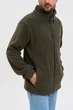 Кофта флісова чоловіча Norwin Tech Fleece оливковий, базова, тепла, з високим коміром - зображення 3