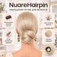 Накладной пучок на заколке для волос NuareHairpin, блонд - изображение 1