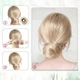 Накладний пучок для волосся NuareHairpin, блонд - зображення 4