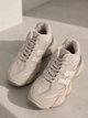 Утепленные высокие кроссовки в стиле New Balance 9060 Женские Bashili Серо-бежевый 36 (23,5 см) Код: 2027-12-6 grey - изображение 6