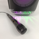 Колонка портативная аккумуляторная Bluetooth 20 Вт с микрофоном для караоке, беспроводная акустическая система с 2 динамиками 6", RGB LED подсветкой и FM-радио для дома и вечеринок Черная, ZQS6227-Black - изображение 13