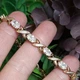 Браслет Xuping Jewelry 6мм длина 17-19см медицинское золото позолота 18К 2423 - изображение 4