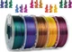 5PACK PLA Magic SILK Spectrum Filaments для 3D-принтера 1.75 мм (5x0.25 кг) S0024 0,25 кг Різнокольоровий - изображение 2