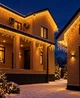 Уличная гирлянда Бахрома 100 LED, 3м × 0,7м, белый каучук 3,3 мм, теплый белый + FLASH, IP65, 220 В, 1448-070 - изображение 2