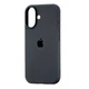 Чехол WAVE Full Silicone Case с защитой 360 по корпусу и внутренней микрофиброй для iPhone 17 Dark Gray - изображение 1