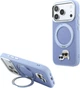 Etui na smartfon Apple iPhone 18 Pro Max/17 Pro Max Karl Lagerfeld Ring Stand 360 Karl & Choupette Heads Pin MagSafe Light Blue (KLHMP18XPSRSKCHB) - obraz 7