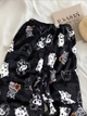 Штаны плюшевые пижамные черного цвета Hello Kitty Helloween, теплые домашние штаны Хеллоу Китти Хеллоуин, L-XL - изображение 7